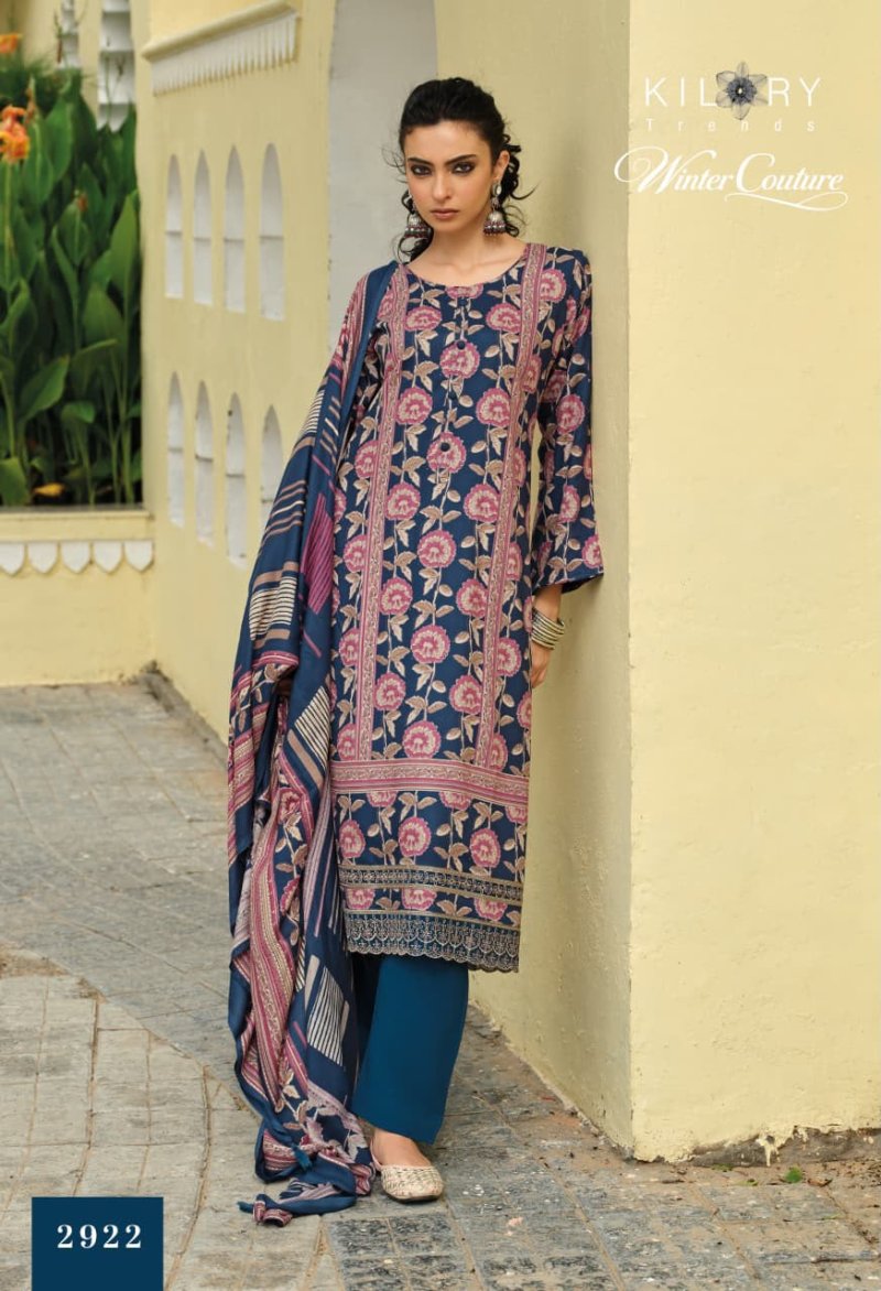 Winter Couture By Kilory Viscose Pashmina Dress Material